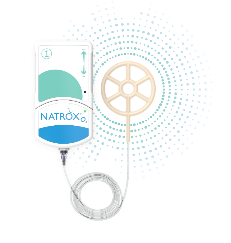 The NATROX® O₂ is a topical oxygen therapy device