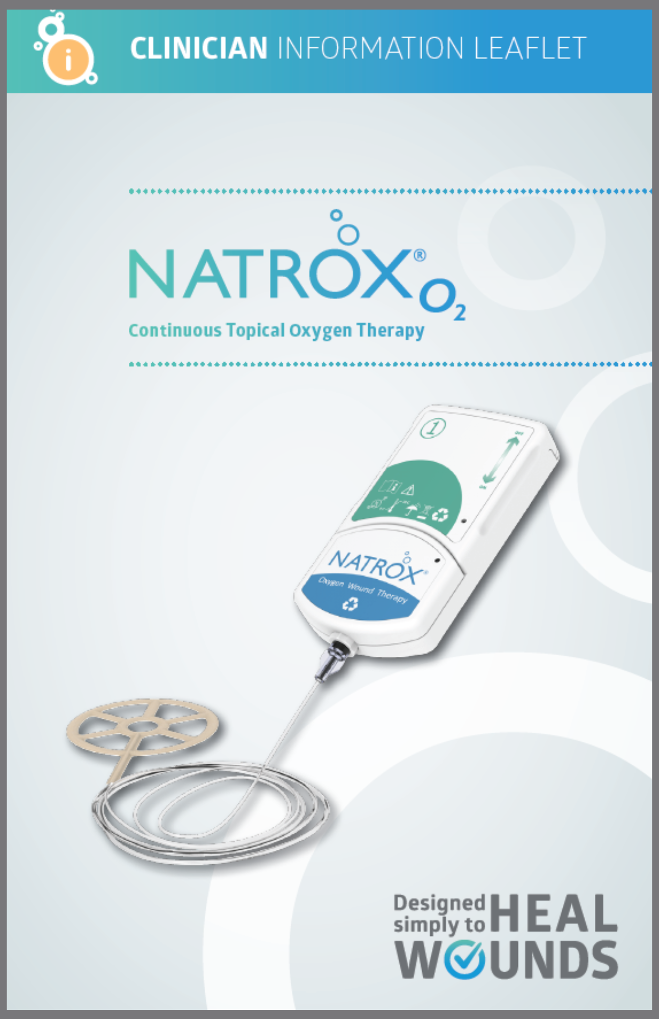 Image of clinician information leaflet cover