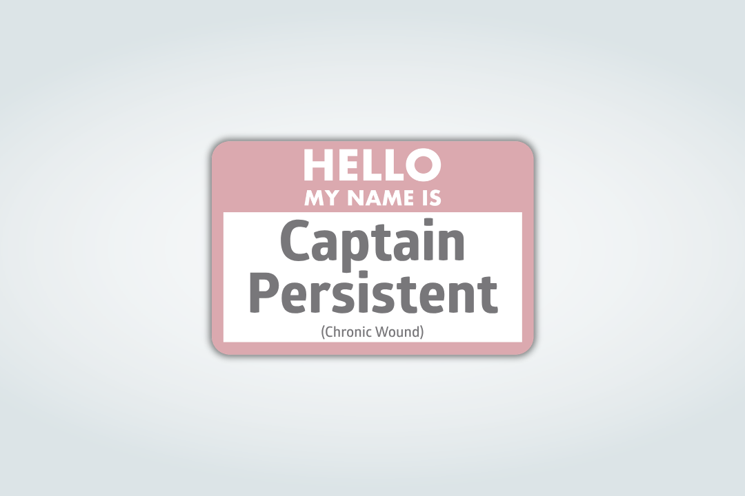 Hello name tag: Captain Persistent